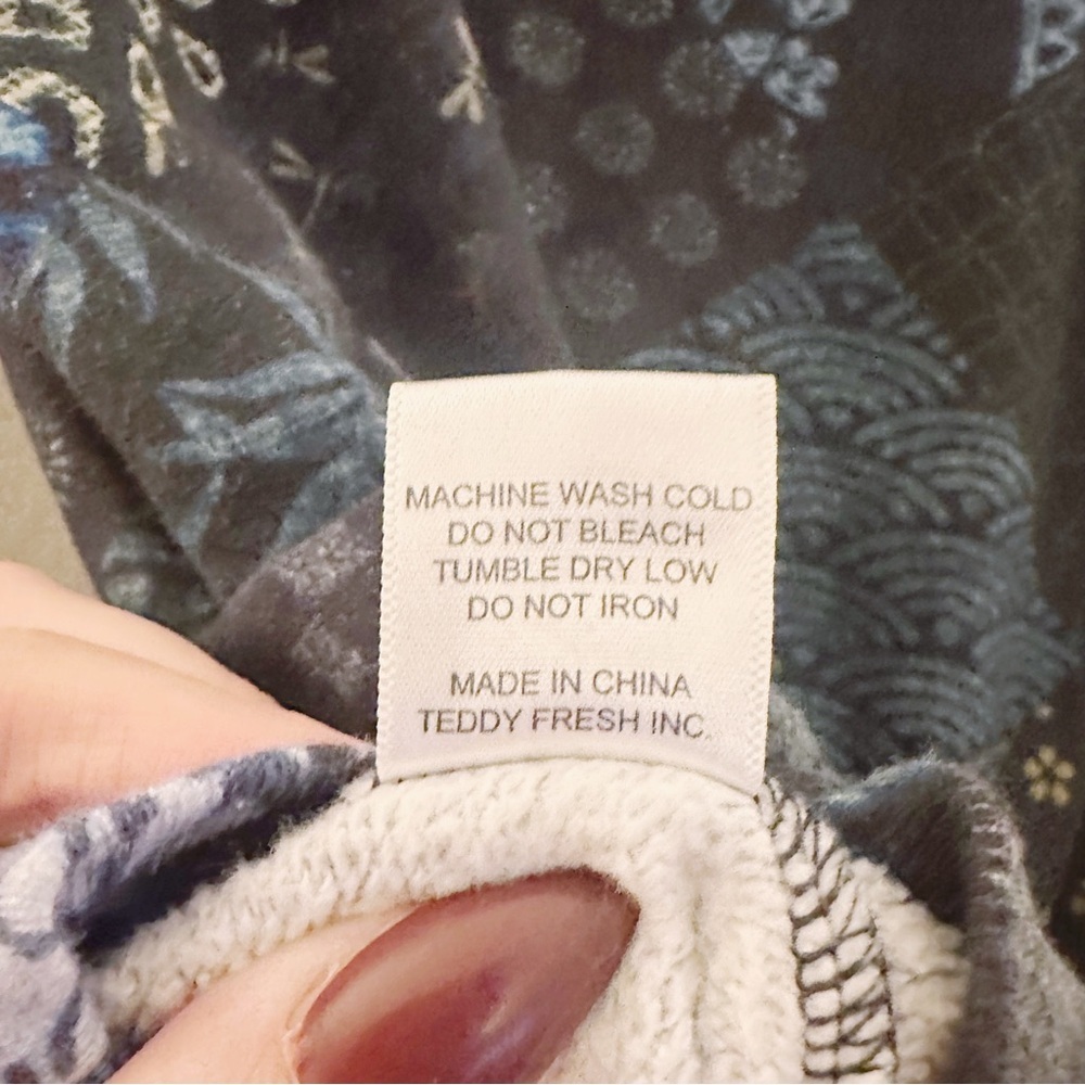 Teddy Fresh Patchwork Blue Printed Mixed Shibori … - image 6